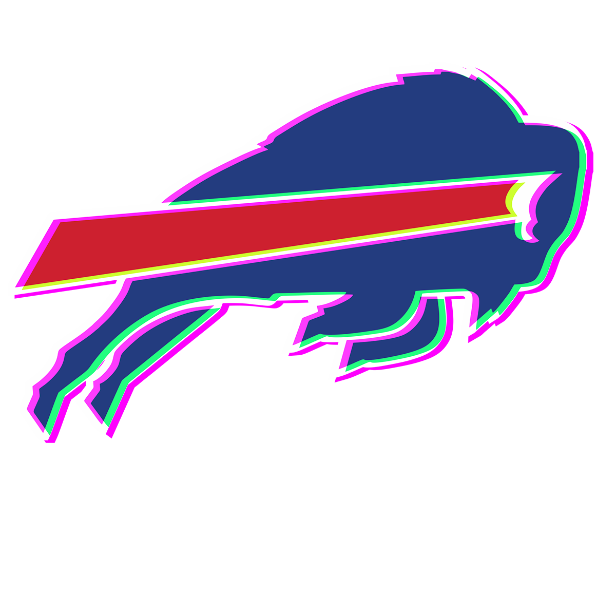 Phantom Buffalo Bills logo decal supplier